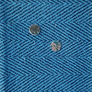 Kenneth Cole hammered circle post earrings